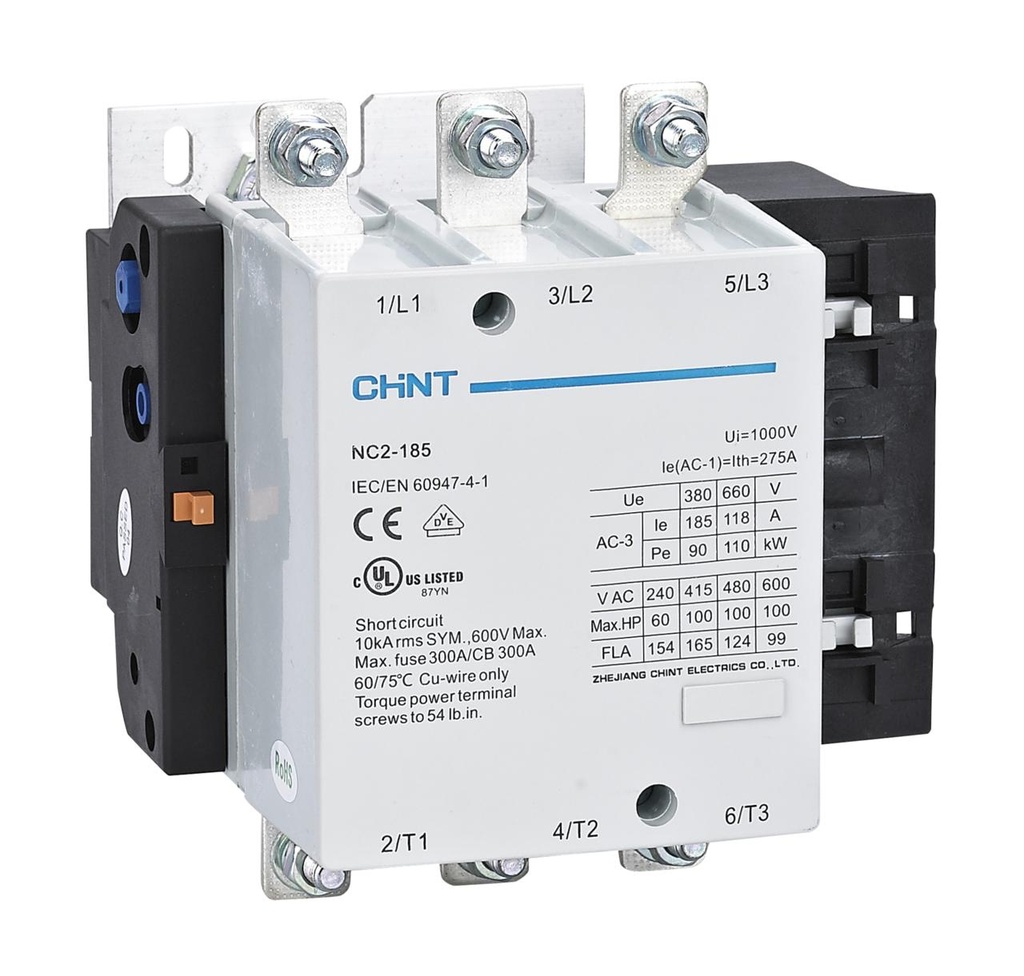 Contactor 50 Amp, 220V, AC3 3P+NO+NC, Chint – Elecsa