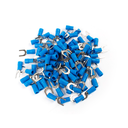 TERMINAL HORQUILLA AISLADOØ 3/16" 14-16AWG AZUL 100UND
