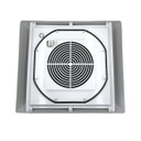 Ventilador De Techo Con Filtro 1140M3/H 310 X 310Mm 230V Ral7035 Centrifugo Superior