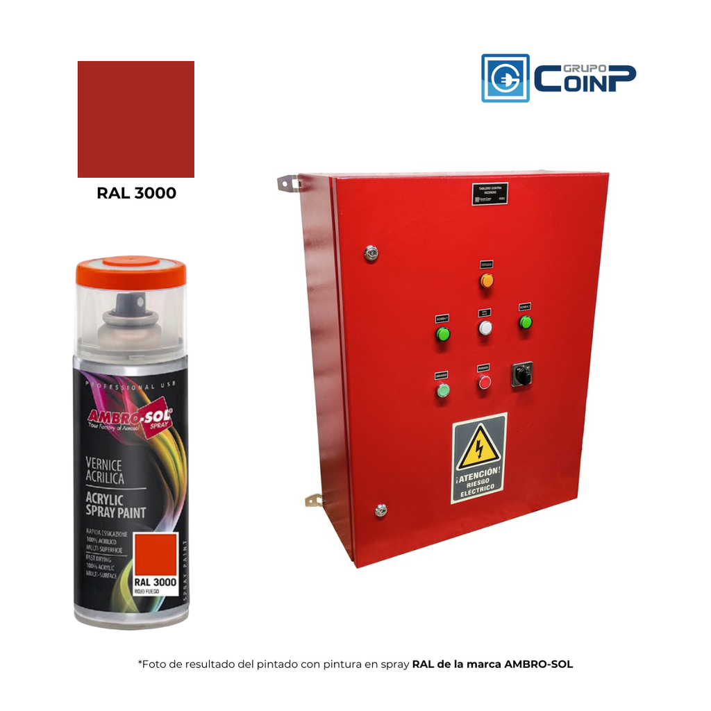 Pintura Aerosol RAL 3000 400ML Rojo Fuego