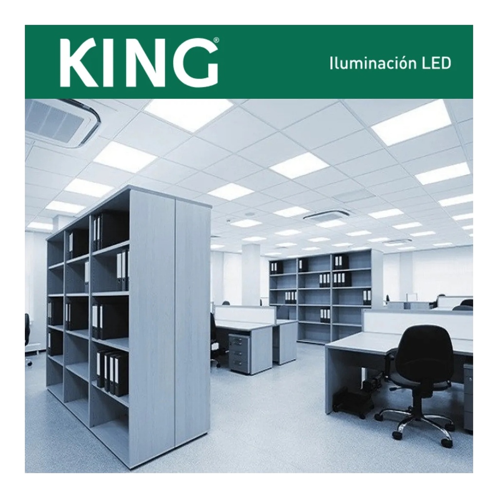PANEL BACKLIGHT 600X600MM KING 48W BLANCO FRIO