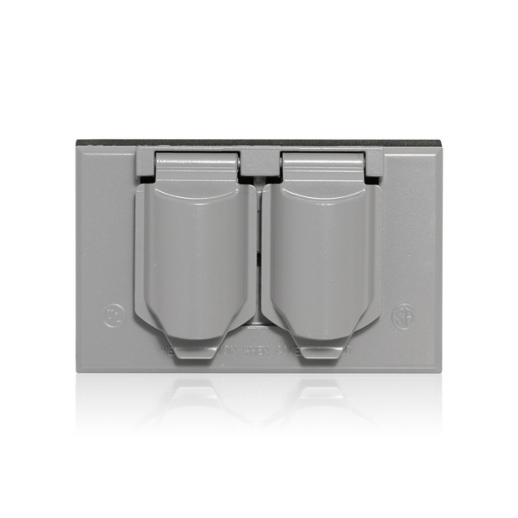 PLACA DOBLE HERMETICA HORIZONTAL ALUMINIO