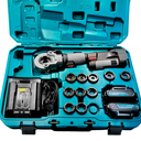 Prensa Hidraulica A Bateria Para Terminal Estanado Rango 6-300mm² Cabezal Giratorio