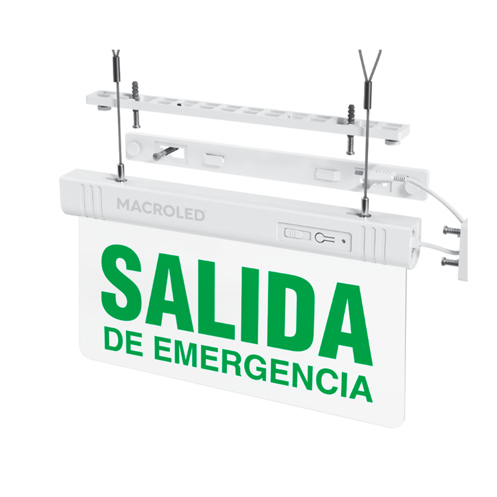 Cartel De Salida De Emergencia Luminoso-Pe- (Salida Emergencia)