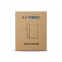 Tablero De acero inoxidable Para Adosar De 300X200X150 Mm C/Pb IP66
