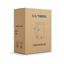 Tablero De acero inoxidable Para Adosar De 600X400X200 Mm C/Pb IP66