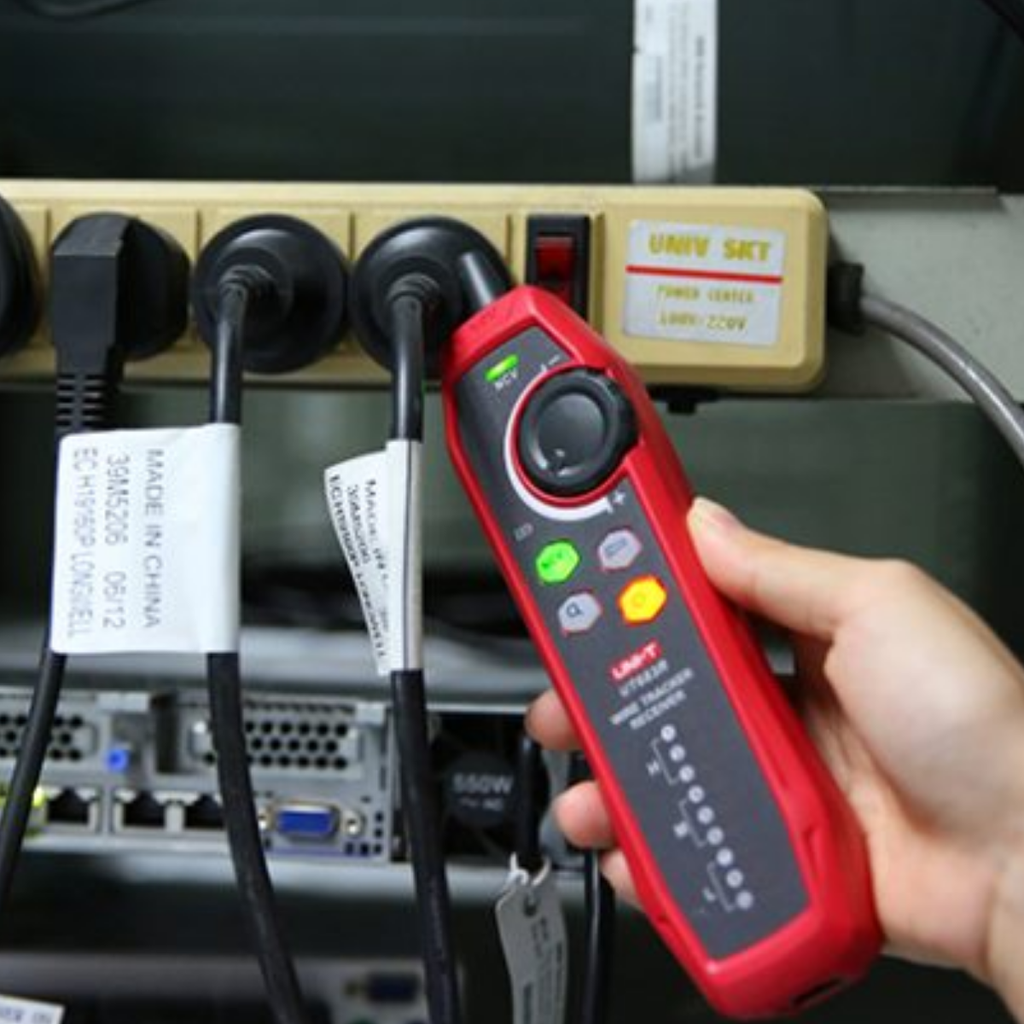 Kit Rastreador de Cables de Red y Telefonía con Filtro