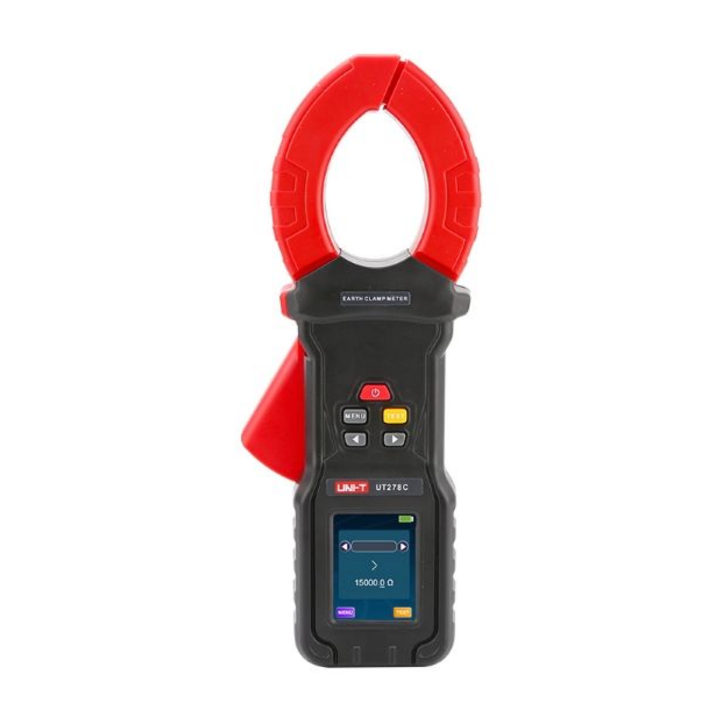 Pinza de Tierra Digital para Medición de Resistencia y Fuga