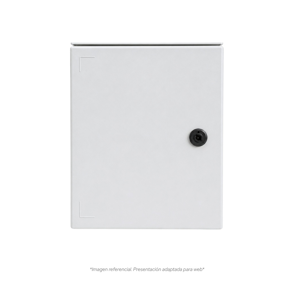 Tablero Poliester Fibra De Vidro Para Adosar 400X400X200 mm C/Pb IP65 Ral7035