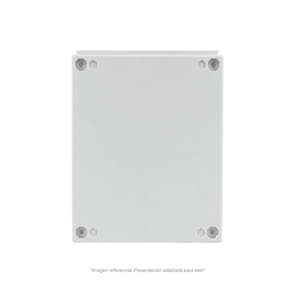Tablero Poliester Fibra De Vidro Para Adosar 400X400X200 mm C/Pb IP65 Ral7035