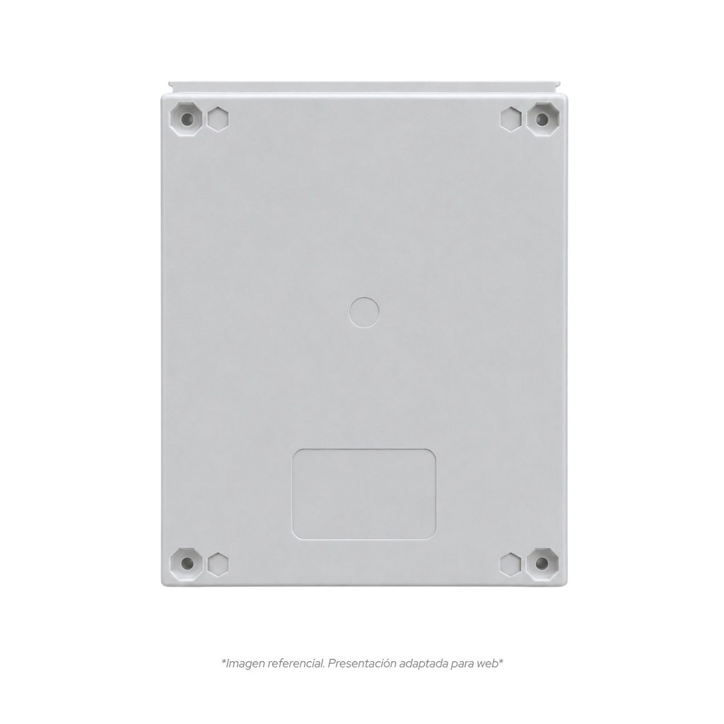 Tablero Poliester Fibra De Vidro Para Adosar 600X500X230 Mm C/Pb Ip65 Ral7035
