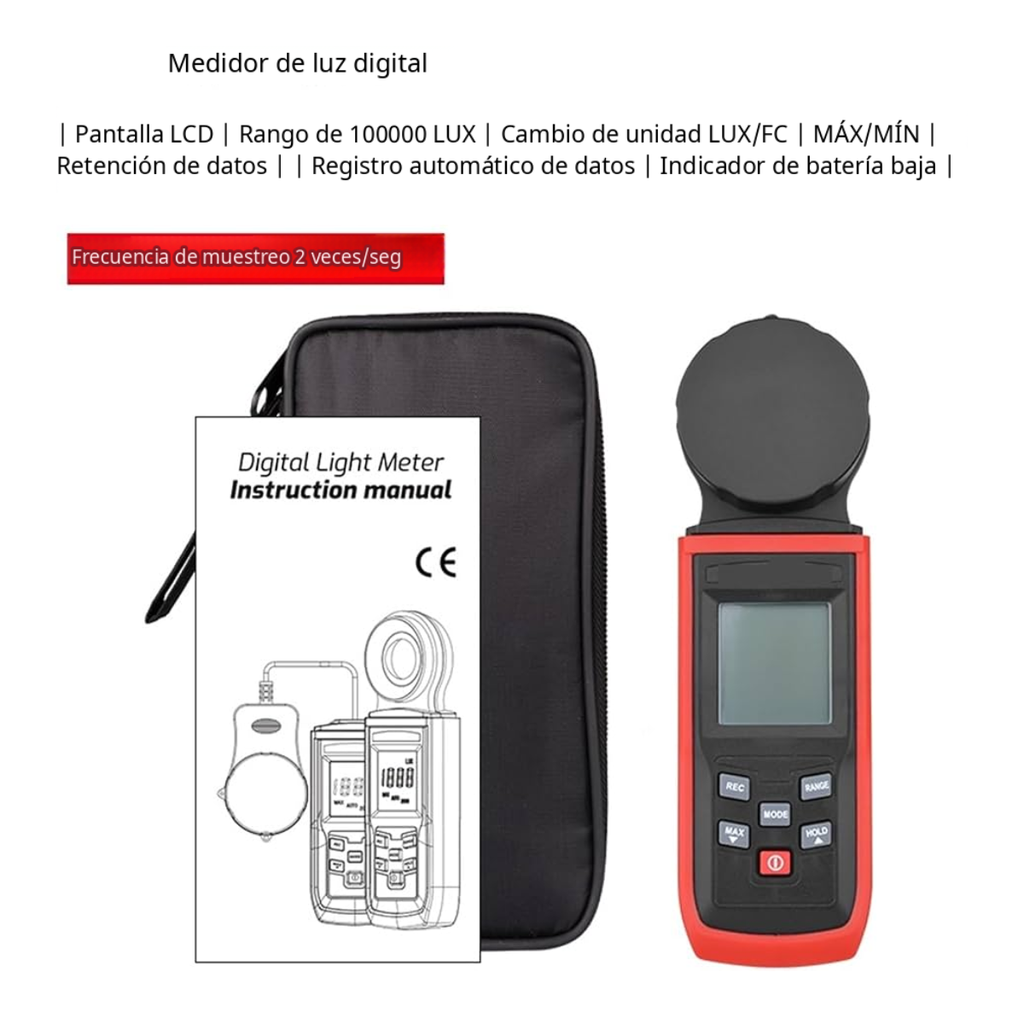 Medidor De Luz Digital Mod. Nar8131