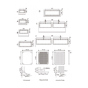 Tablero Metalico Para Adosar De 400X300X150 Mm C/Pb Ip66 Ral7035