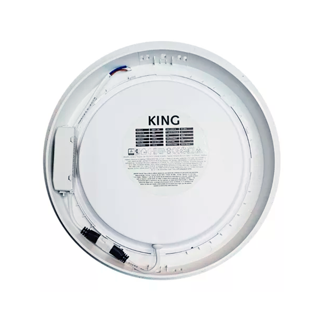 PANEL PLAFON CIRCULAR KING 24W AC100-240V CALIDO 3000K