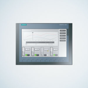 Simatic Hmi, Ktp1200 Basic, Basic Panel, Mando Por Teclas/Tactil, Pantalla Tft 12", 65536 Colores, Interfaz Profibus, Co