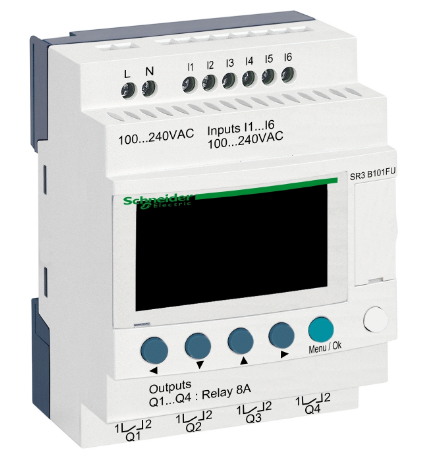 Rele Inteligente 10E/S 100-240Vac C/Reloj Zelio Logic 