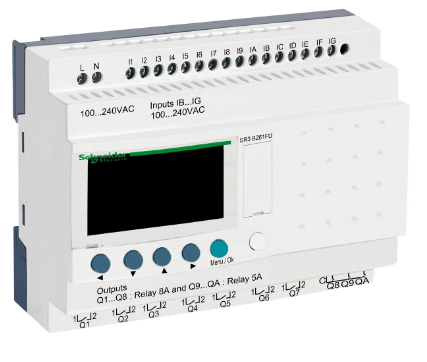 Rele Inteligente 26E/S 100-240Vac C/Reloj Zelio Logic 