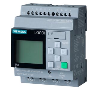 Logo! 230Rce,Logic Module,Displ. Pu/I/O: 115V/230V/Relay, 8 Di (4Ai)/4 Do V. 8.3