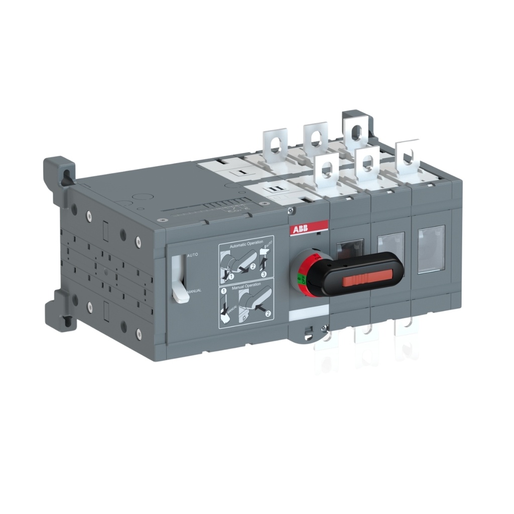 Conmutador Motorizado Bajo Carga 1-0-2  3P 630A Control 220Vac
