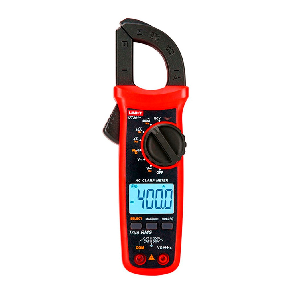 Pinza Amperimetrica Digital 400 A AC, True RMS