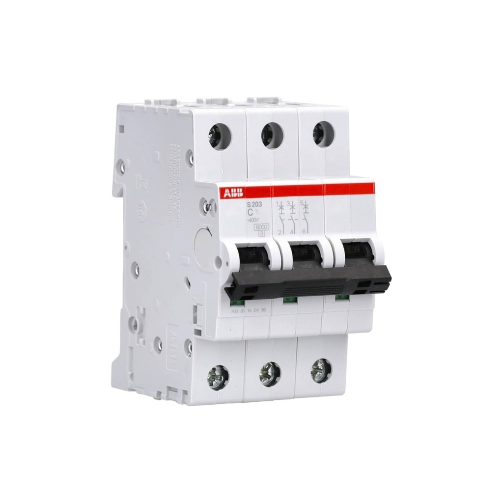 Int. Aut. Termomagnetico P/Riel 3P 80A 230Vac 10 Ka Curva C