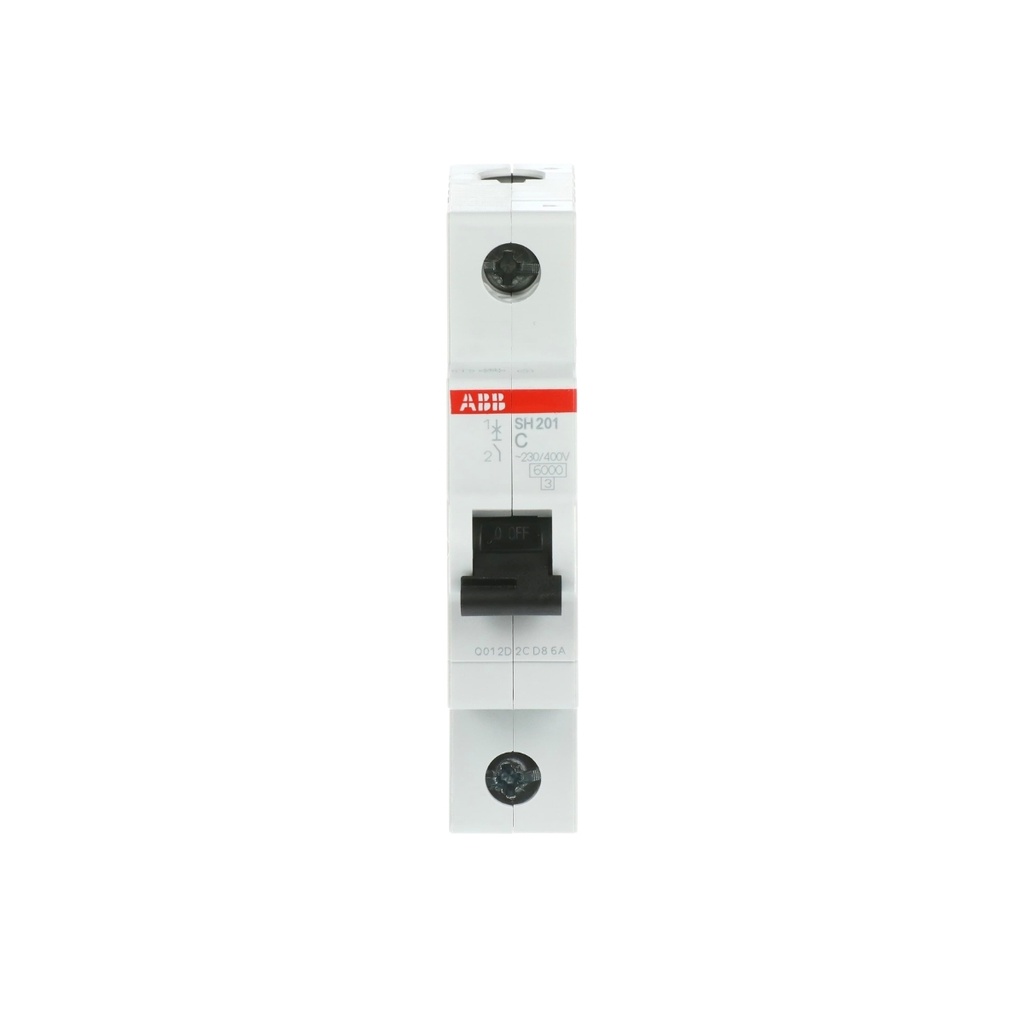 Int. Aut. Termomagnetico P/Riel 1P 4A 230Vac 6 Ka Curva C
