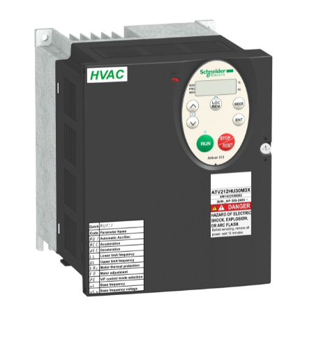 Vdf Variador Trifasico 5Hp/4Kw  17.5A 200-240Vac Ip21 Altivar 