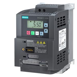 Vdf Sinamics V20 In Monofasica 200-240 V Ac  1,5 Kw 0  E/S: 4 Di, 2 Do, 2 Ai, 1 Ao Uss/Modbus Rtu Bop Incorporado Ip20/Ul 