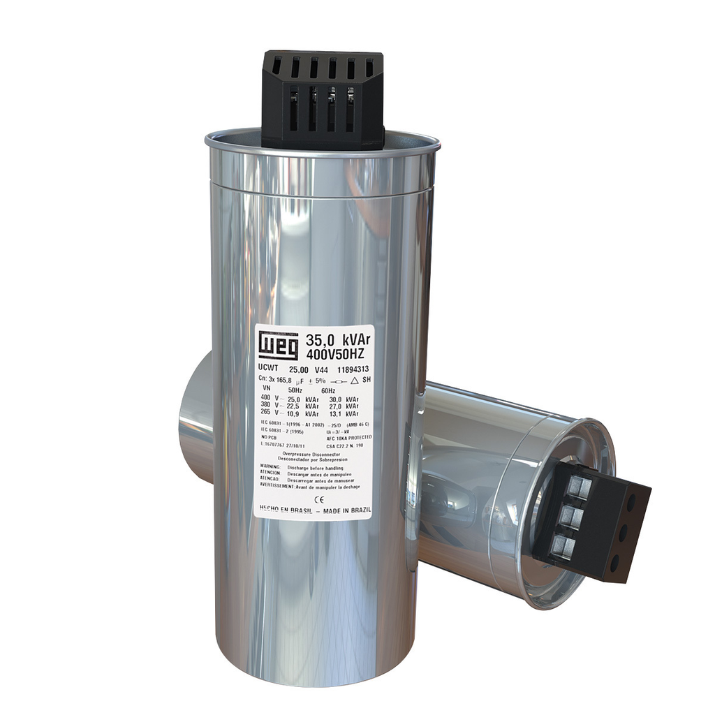 CONDENSADOR TRIFASICO HEAVY DUTY 18KVAR/230VAC 60HZ MEDIDAS 116mmX230mm