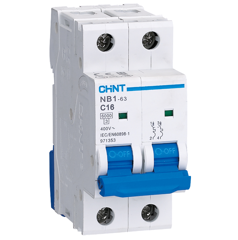 Int. Aut. Termomagnetico Para Riel 2P 10A 10Ka Norma Iec60947