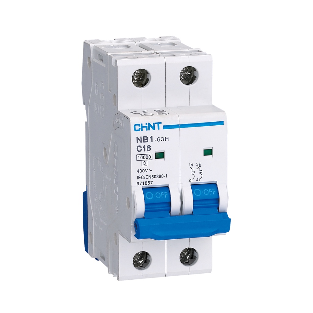 Int. Aut. Termomagnetico Para Riel 2P 50A 10Ka Norma Iec60947