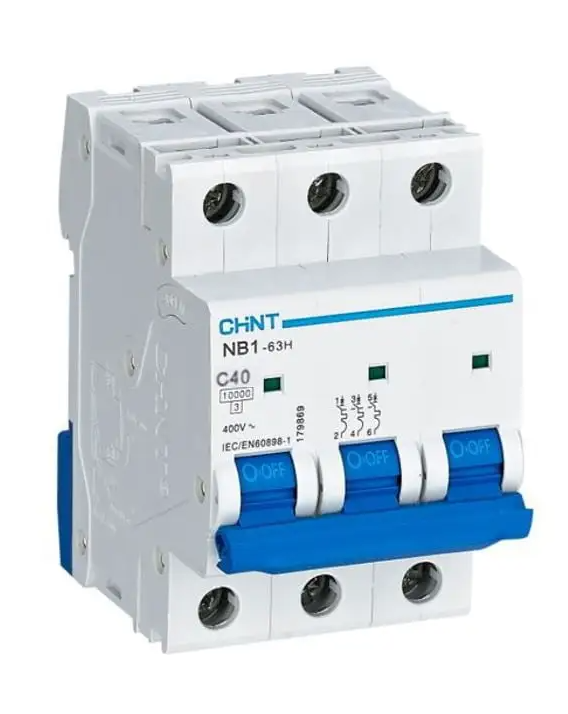 Int. Aut. Termomagnetico Para Riel 3P 40A 10Ka Norma Iec60947