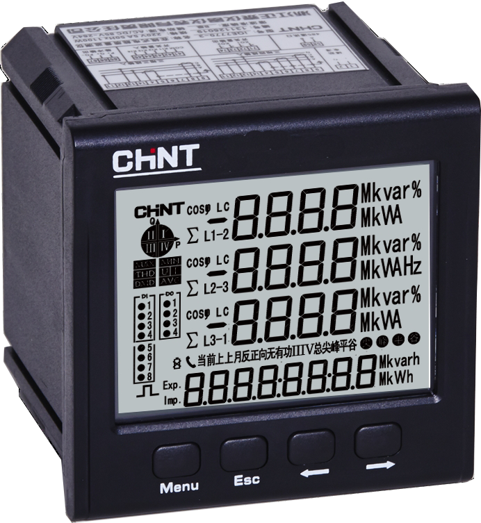 Dig. Panel Multi-Function Meter Pd7777-3S3, 220V, 5A 