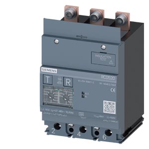 Modulo De Prot. Dif. T. A 0,03...5 A A 50/60 Hz Tv Ajust. 0-3000Ms 3P In=160 A Ue=100-480V Para Int. 3Va11