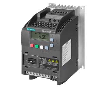 Vdf Sinamics V20 380-480 Vac Trifasico 0,75 Kw E/S: 4 Di, 2 Do, 2 Ai, 1 Ao Uss/Modbus Rtu Bop Incorporado Ip20/Ul 