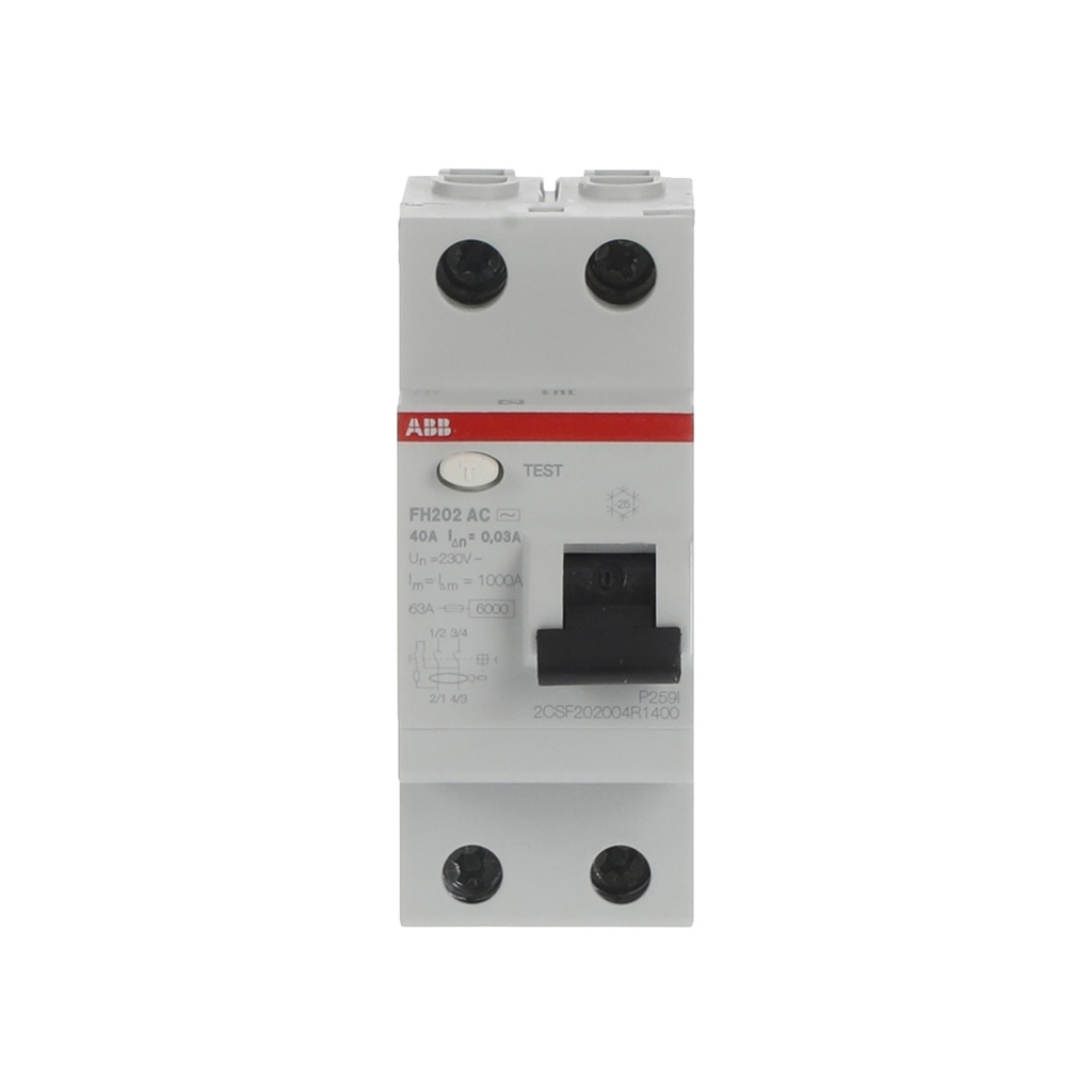 Int. Diferencial 2P 40A 30Ma T. Ac