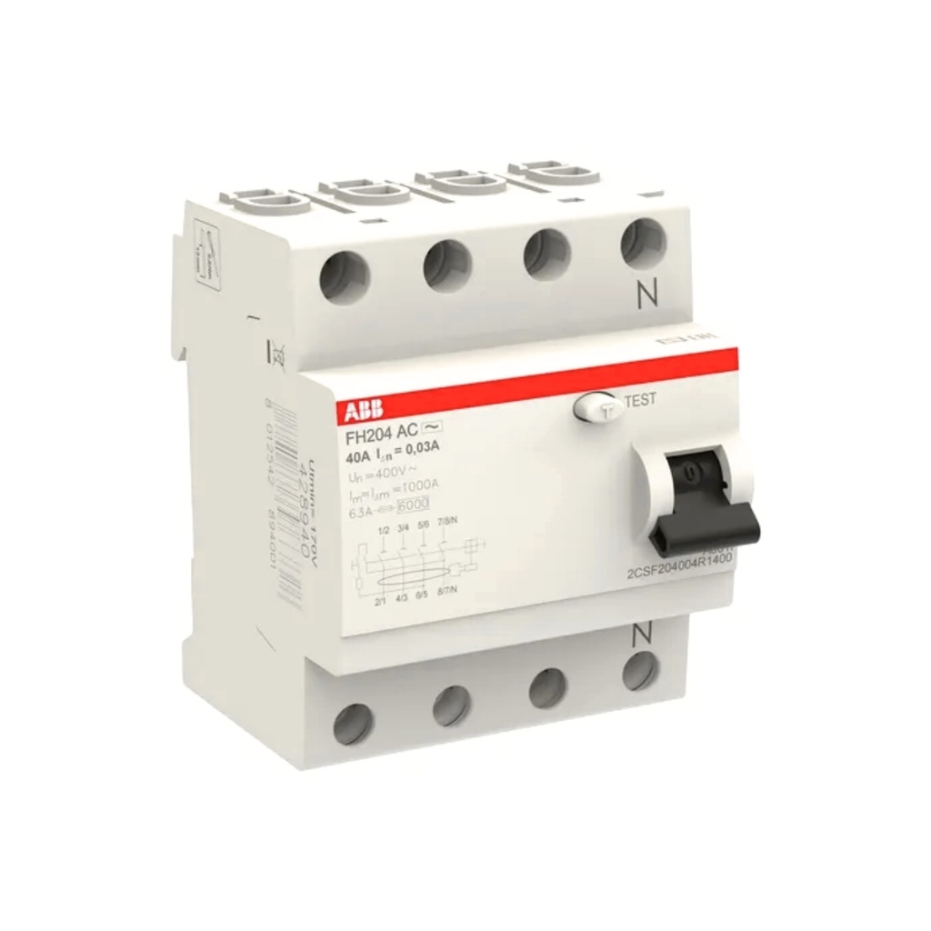 Int. Diferencial 4P 40A 30Ma T. Ac