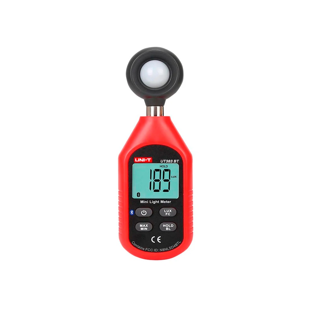 Luxometro Digital Con Bluetooth, Rango Hasta 200000 Lux/Fc