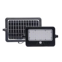 REFLECTOR LED SOLAR PORTATIL CON CARGA PARA USB SENSOR DE MOVIMIENTO 10W LUZ CÁLIDA 3000K