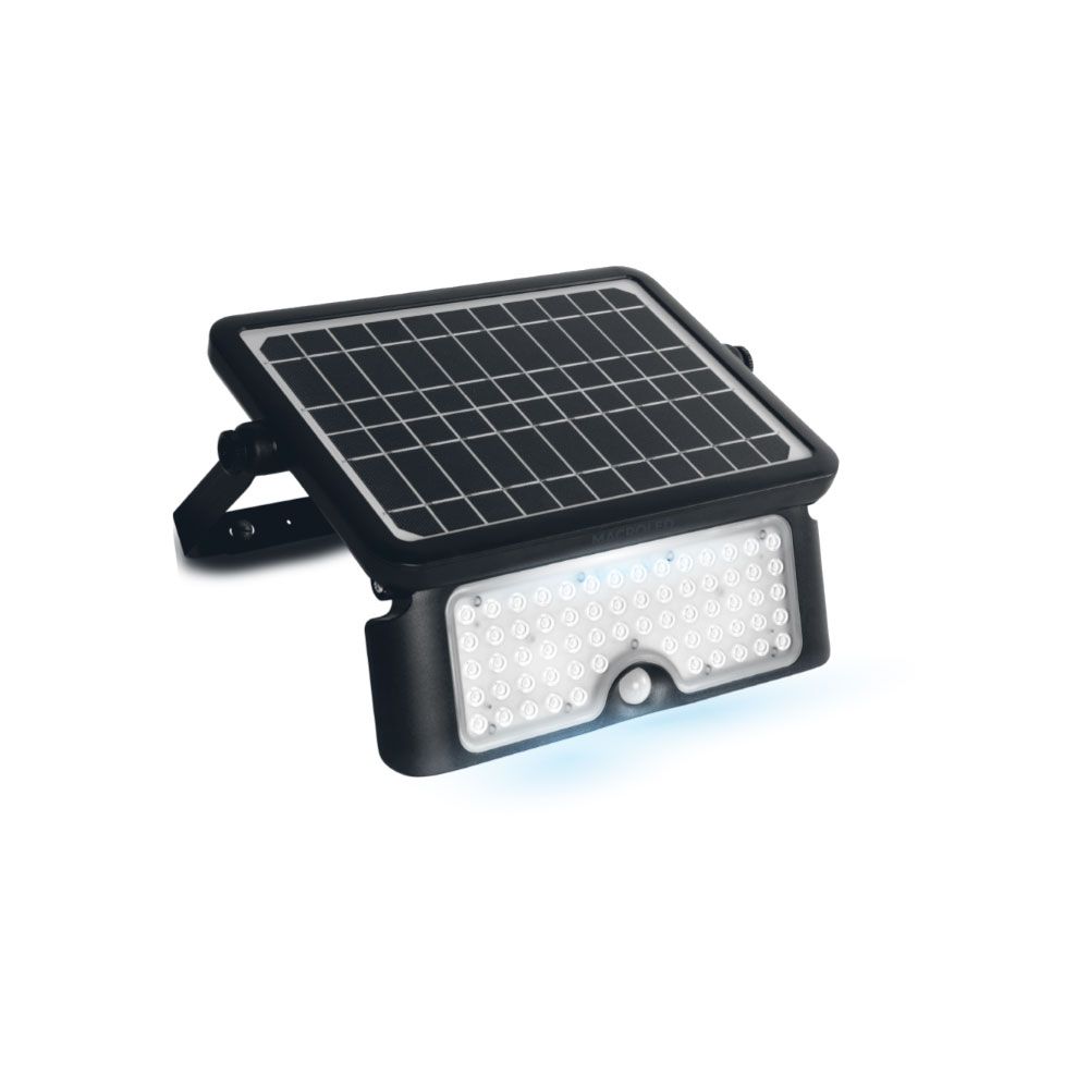 REFLECTOR SOLAR REVATIBLE CON SENSOR DE MOVIMIENTO 10W 3000K