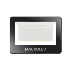 REFLECTOR LED NEGRO 150W 220-240VAC LUZ CÁLIDA 3000K IP65