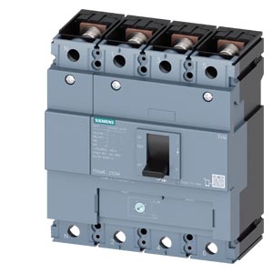 Int. Aut. Caja Mold. 4P Reg. 140 - 200 Amp. Icc = 2000 Icu = 55Ka 220Vac 25Ka/440Vac