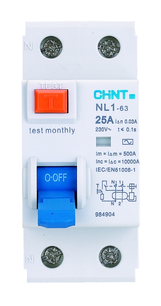 Int. Diferencial 2P 25A 230Vac 30Ma T. Ac