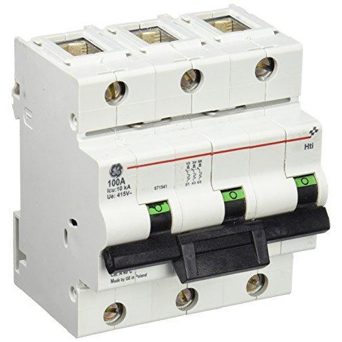 Int. Aut. Termomagnetico Para Riel 3P C100 10/6Ka 230/415V Hti  Kg