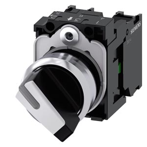 Selector Lum. Metal 22mm 2 Pos. Blanco 1NA+1NC (Sin LED)