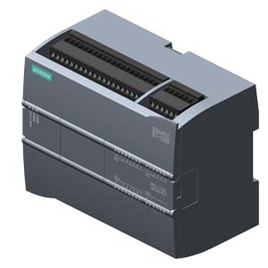 Simatic S7-1200, Cpu 1215C, Cpu Compacta, Ac/Dc/Relay, 2 Profinet Port, Onboard I/O: 14 Di 24Vdc; 10 Do 24Vdc; 0,5A; 2 Ai 1