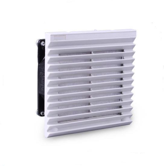 Ventilador C/ Rejilla Y Filtro Para  Tablero 58M3/H 116 X 116Mm Ral7035