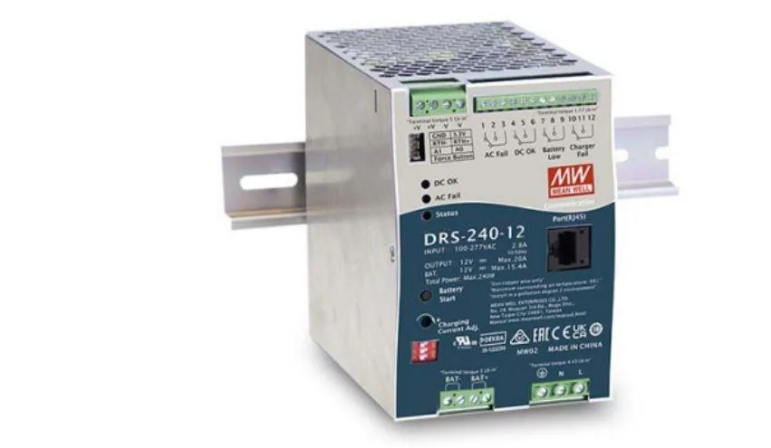 Fuentes de alimentación en carril DIN 240W 12V 0-20A DIN Rail All-In-One Intelligent Security Power Supply