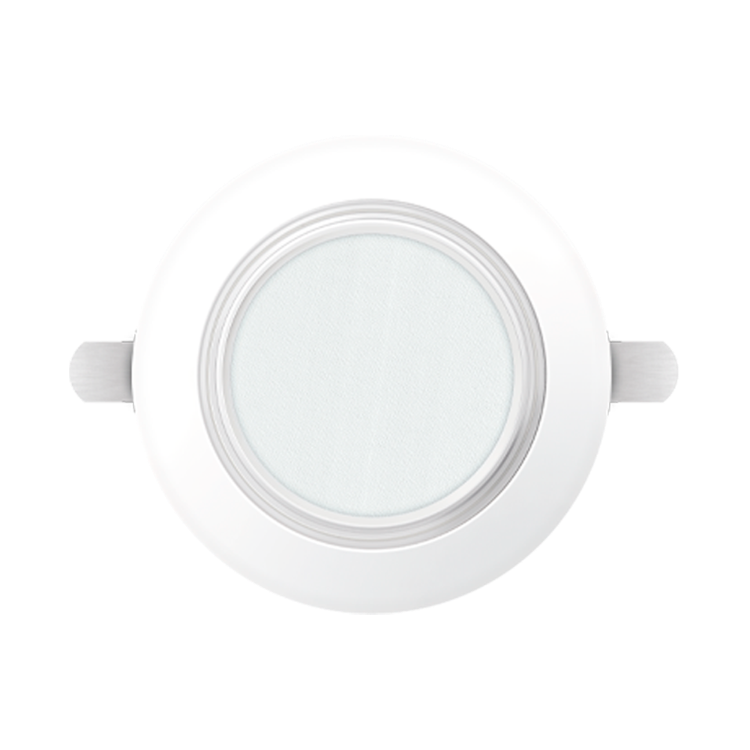 SPOT DOWNLIGHT LED BLANCO EMPOTRABLE 8W 180-265VAC LUZ CÁLIDA 3000K PARA CAJA OCTOGONAL