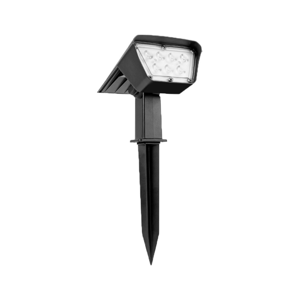 ESTACA LED SOLAR 2W PARA JARDÍN IP65 LUZ FRÍA 6500K